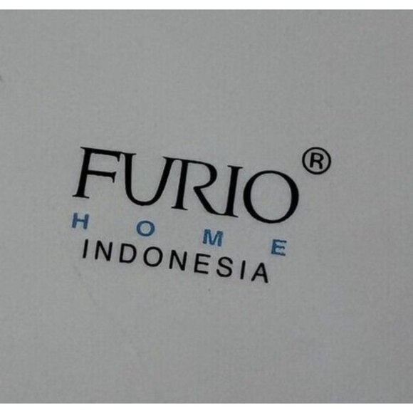 Furio Home EDEN Brown With Fruit Center Coupe Smooth 11" Dinner Plates Set of 3 - Picture 8 of 16